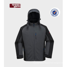 Outdoor Active waterproof winter front-zip windstopper mens jackets softshell
